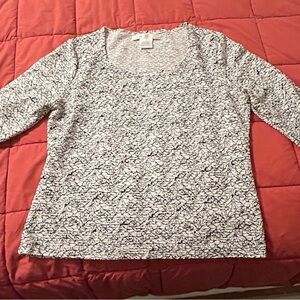 Kiara Monochrome Abstract Top